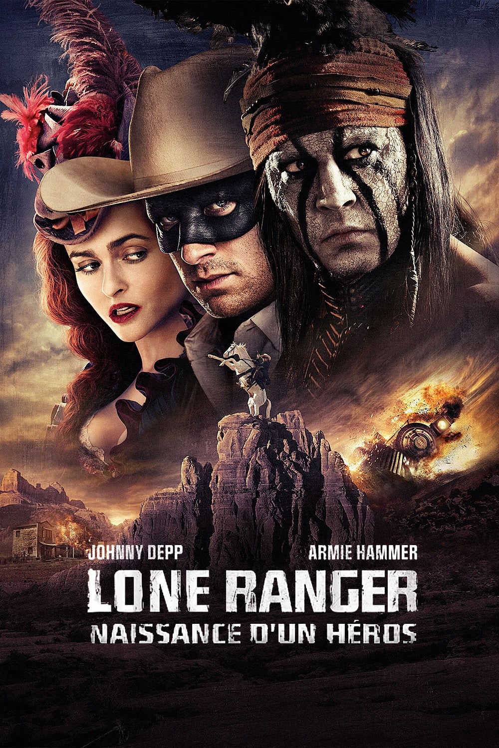 Affiche du film "Lone Ranger, naissance d'un héros"