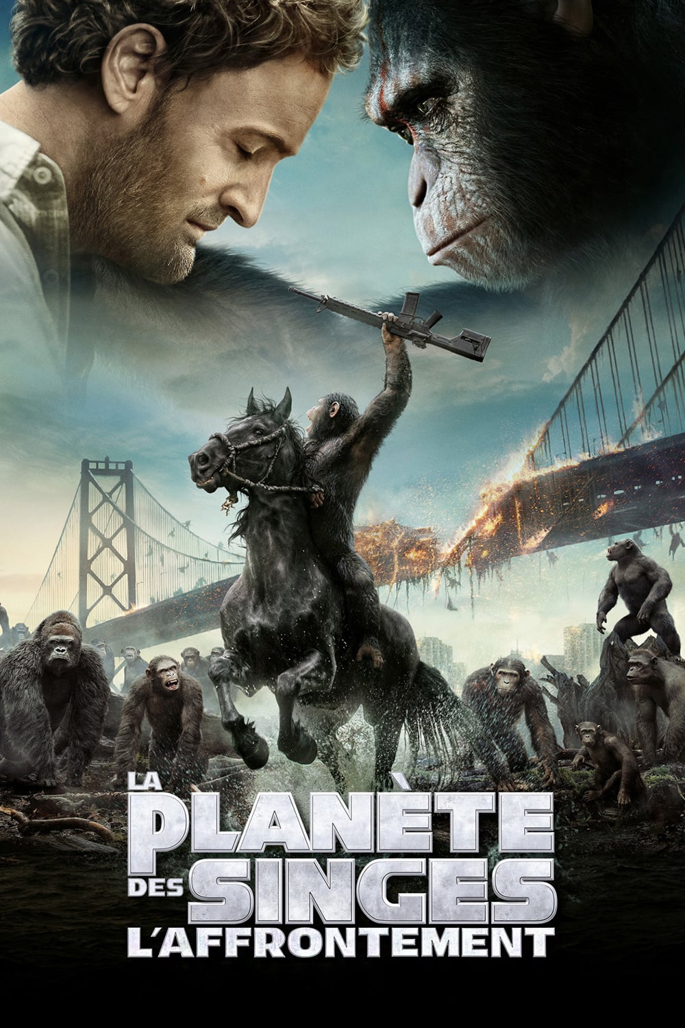 Affiche du film "La Planète des singes : L'affrontement"