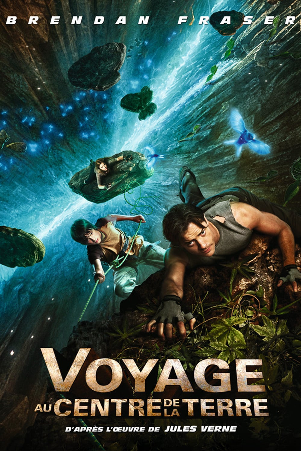Affiche du film "Voyage au centre de la Terre"