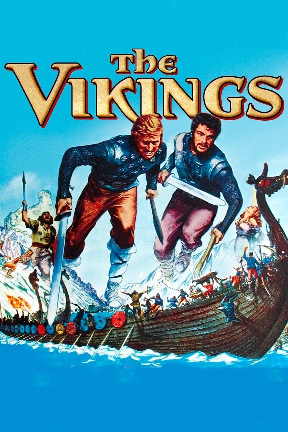 Affiche du film "The Vikings"