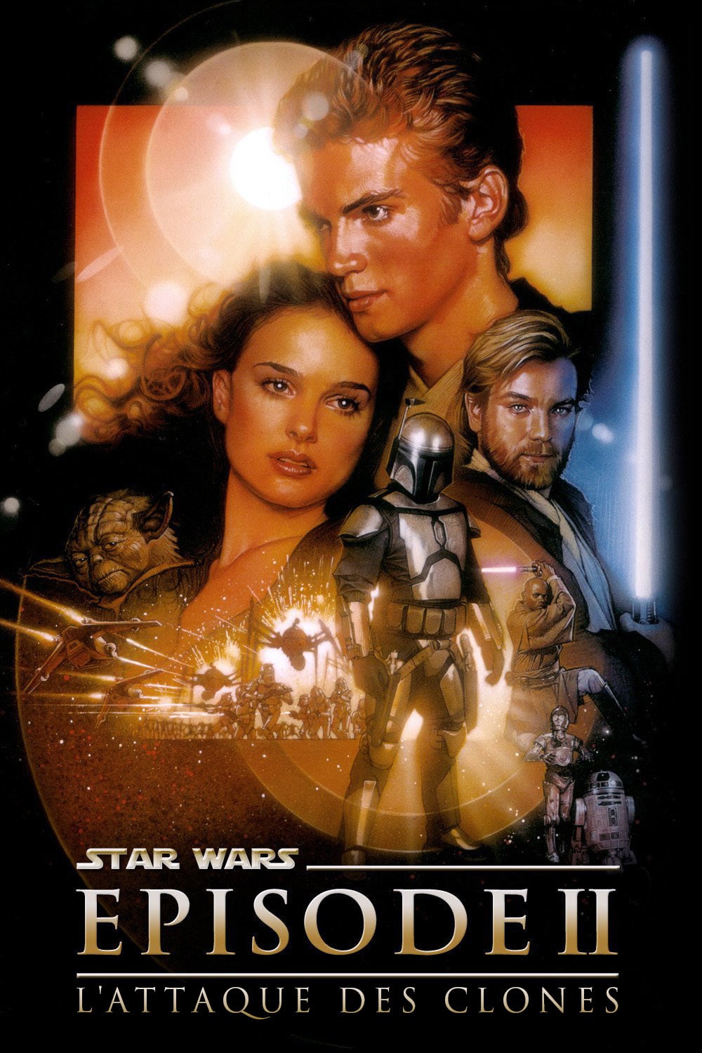 Affiche du film "Star Wars, épisode II - L'Attaque des clones"
