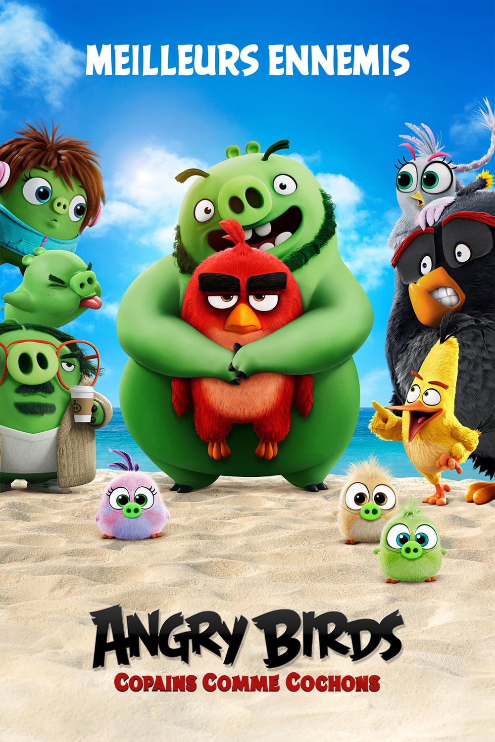 Affiche du film "Angry Birds, Copains comme cochons"